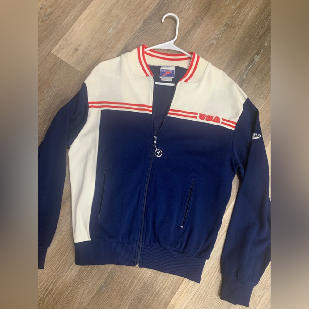 Mens single stitch vintage Speedo USA jacket